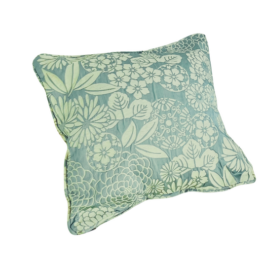 Funda Floral Celeste 45x45