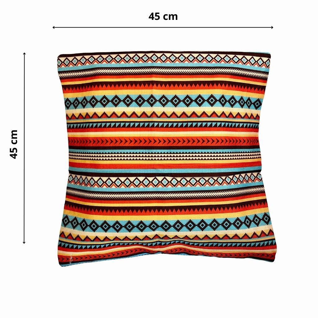 Funda Geometrica Multicolor 45x45