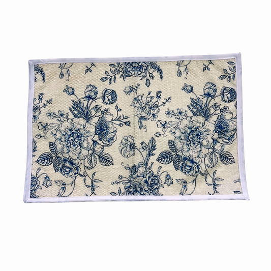 Individual Rosas Azul 46x31