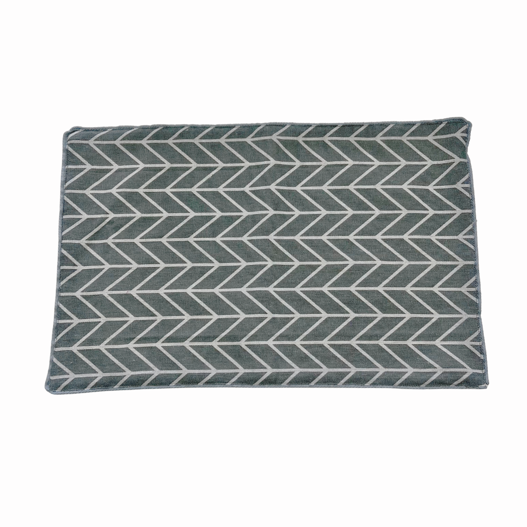 Individuales grises con espigas 46x29