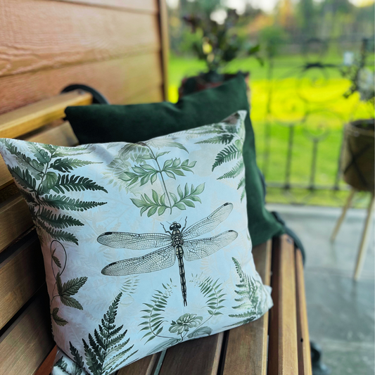 Funda Libélula Verde 45x45