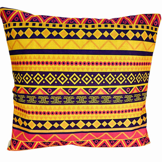 Funda Geometrica Negra 45x45