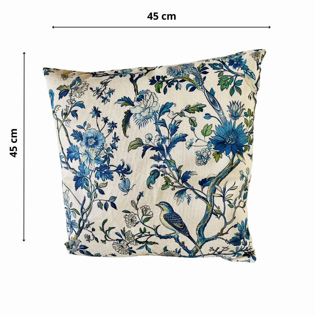 Funda Jardin Azul 45x45