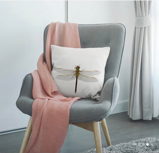 Funda Libelula Lino Beige 40x40