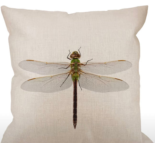 Funda Libelula Lino Beige 40x40