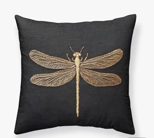 Libelula Negra 45x45