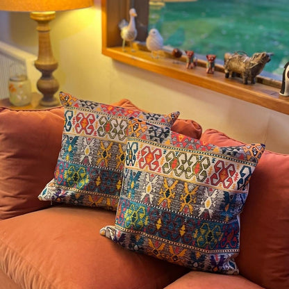Funda Etnica Multicolor 45x45
