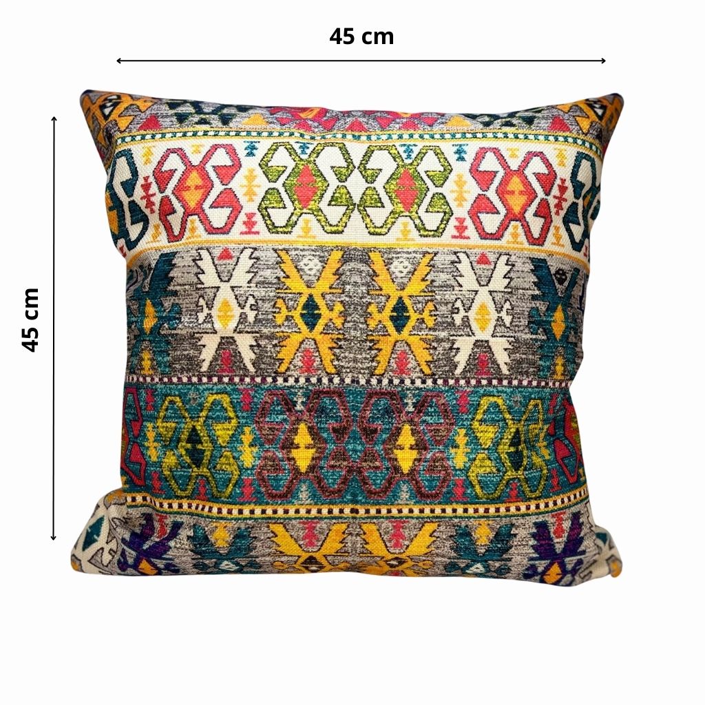 Funda Etnica Multicolor 45x45
