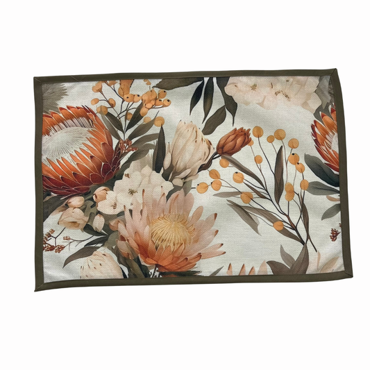 Individual de Lino Protea 48x39