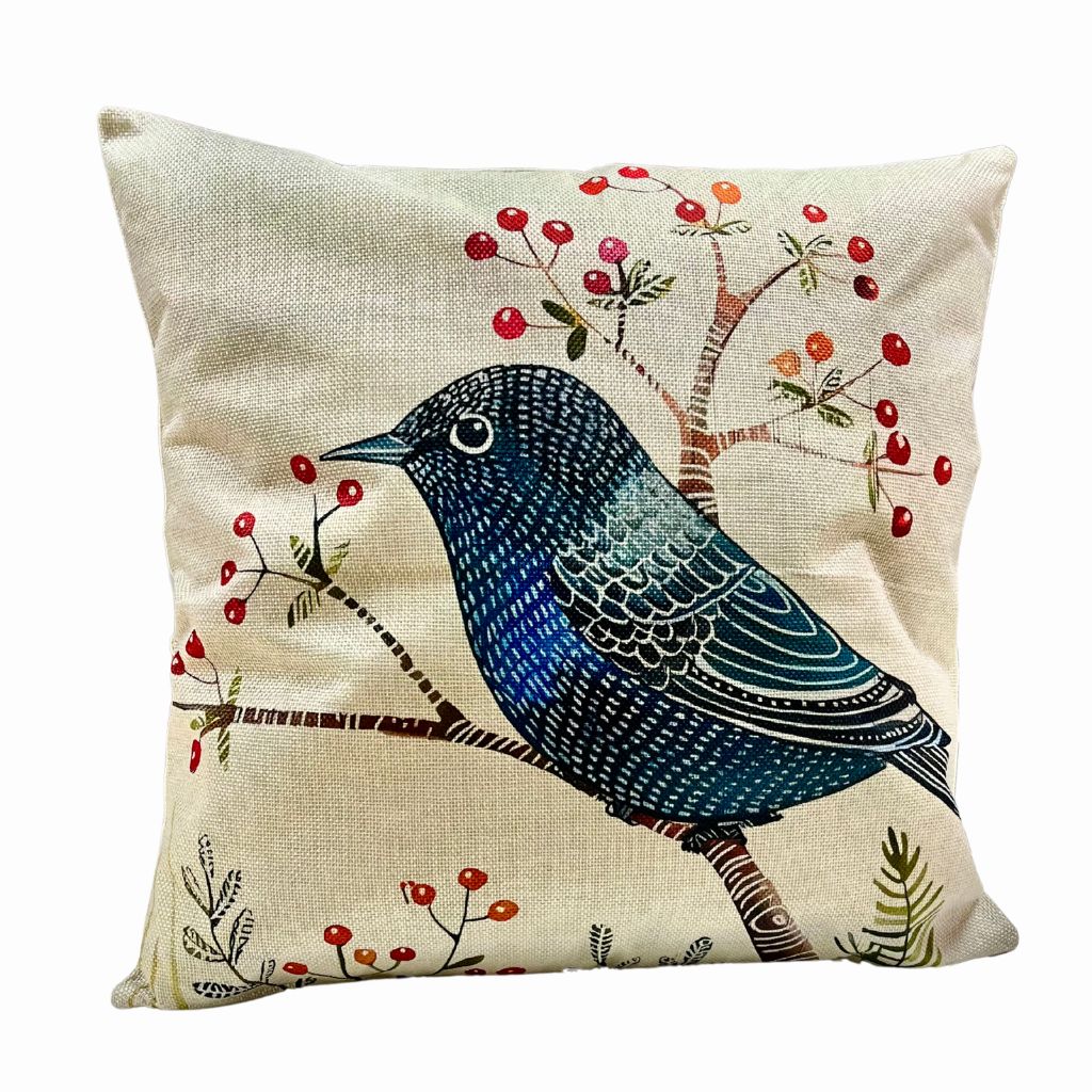 Funda Pajaro Azul 45x45