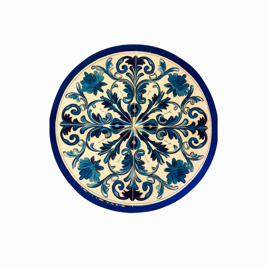 Individual Azulejo Azul 39 cms