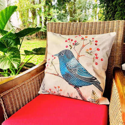 Funda Pajaro Azul 45x45