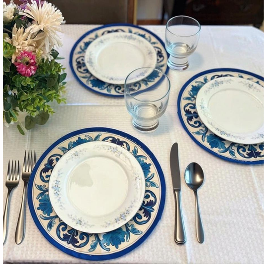 Individual Azulejo Azul 39 cms