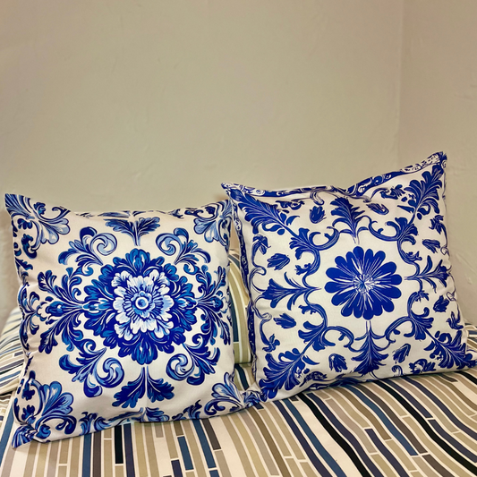 Funda Azulejo Azul 1 -  45x45